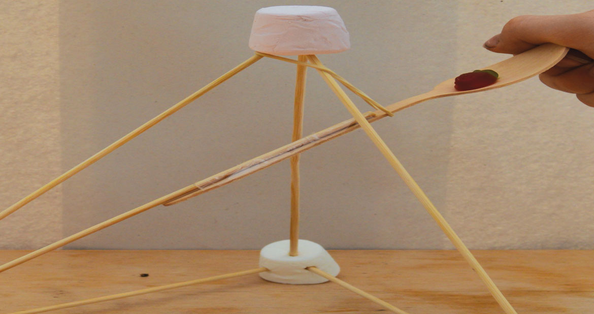 MAKE A MARSHMALLOW CATAPULT Okido